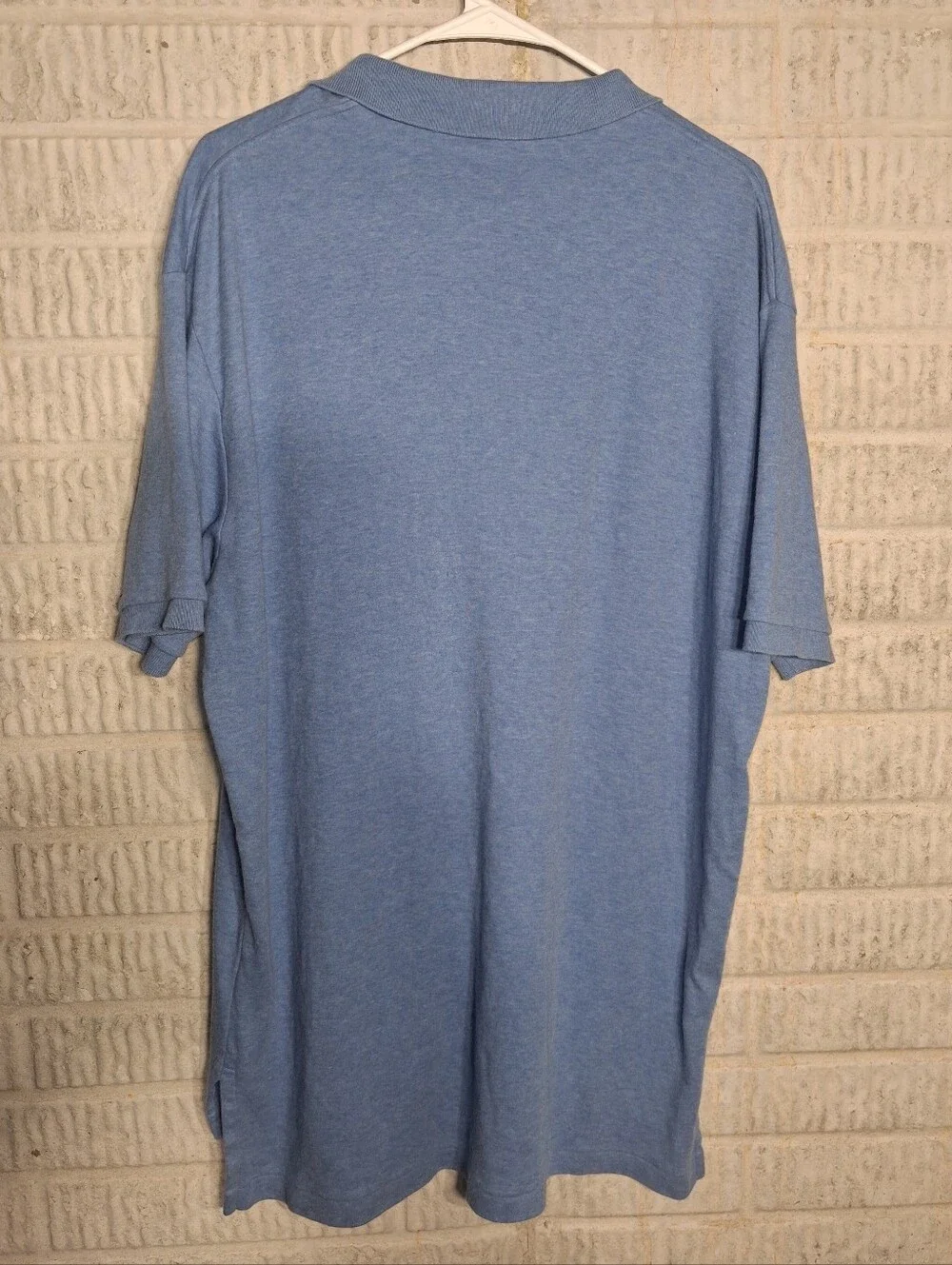 Polo by Ralph Lauren Heather Blue Short-Sleeve Polo with Yellow Pony Size Large